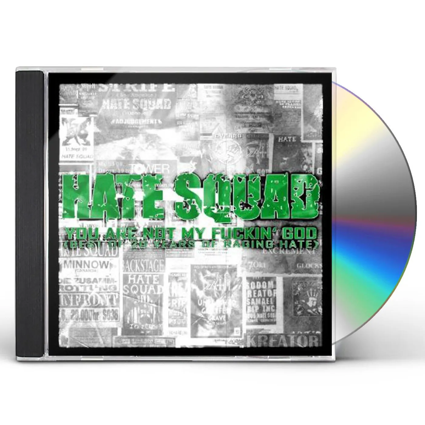 Hate Squad YOU ARE NOT MY FUCKIN'GOD BEST OF 20 YEARS OF RAGI CD
