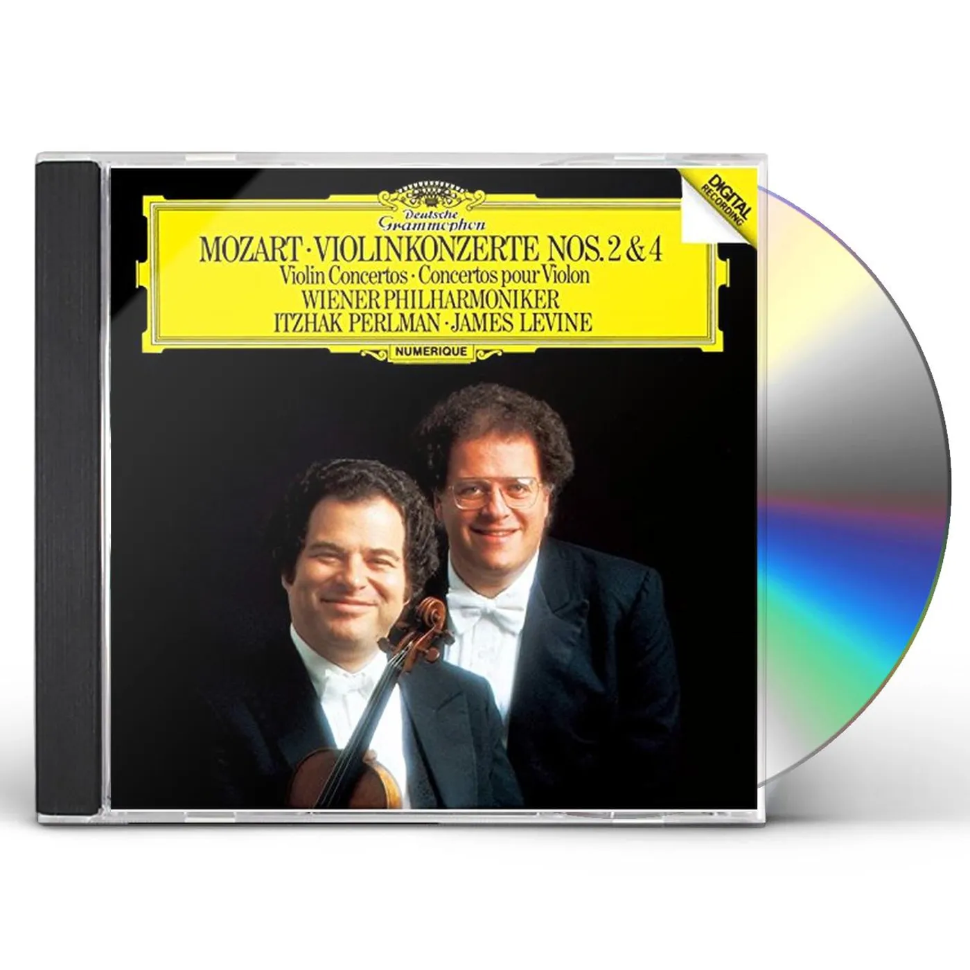Itzhak Perlman MOZART: VIOLIN CONCERTOS NOS 2 & 4 CD
