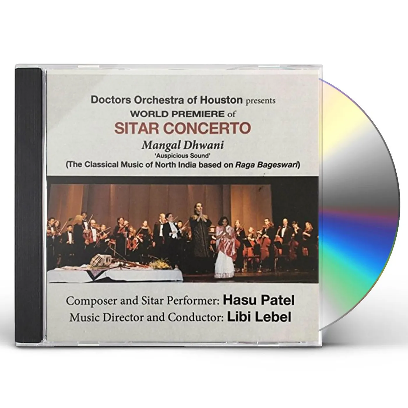 Hasu Patel SITAR CONCERTO CD