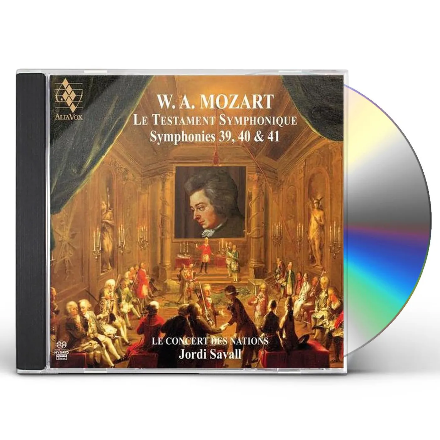 Jordi Savall MOZART: SYMPHONIES NO.39 40 & 41 CD Super Audio CD