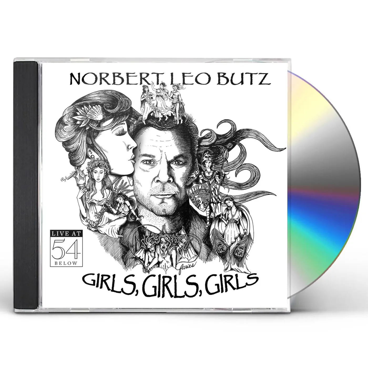 Norbert Leo Butz GIRLS GIRLS GIRLS - LIVE AT 54 BELOW CD