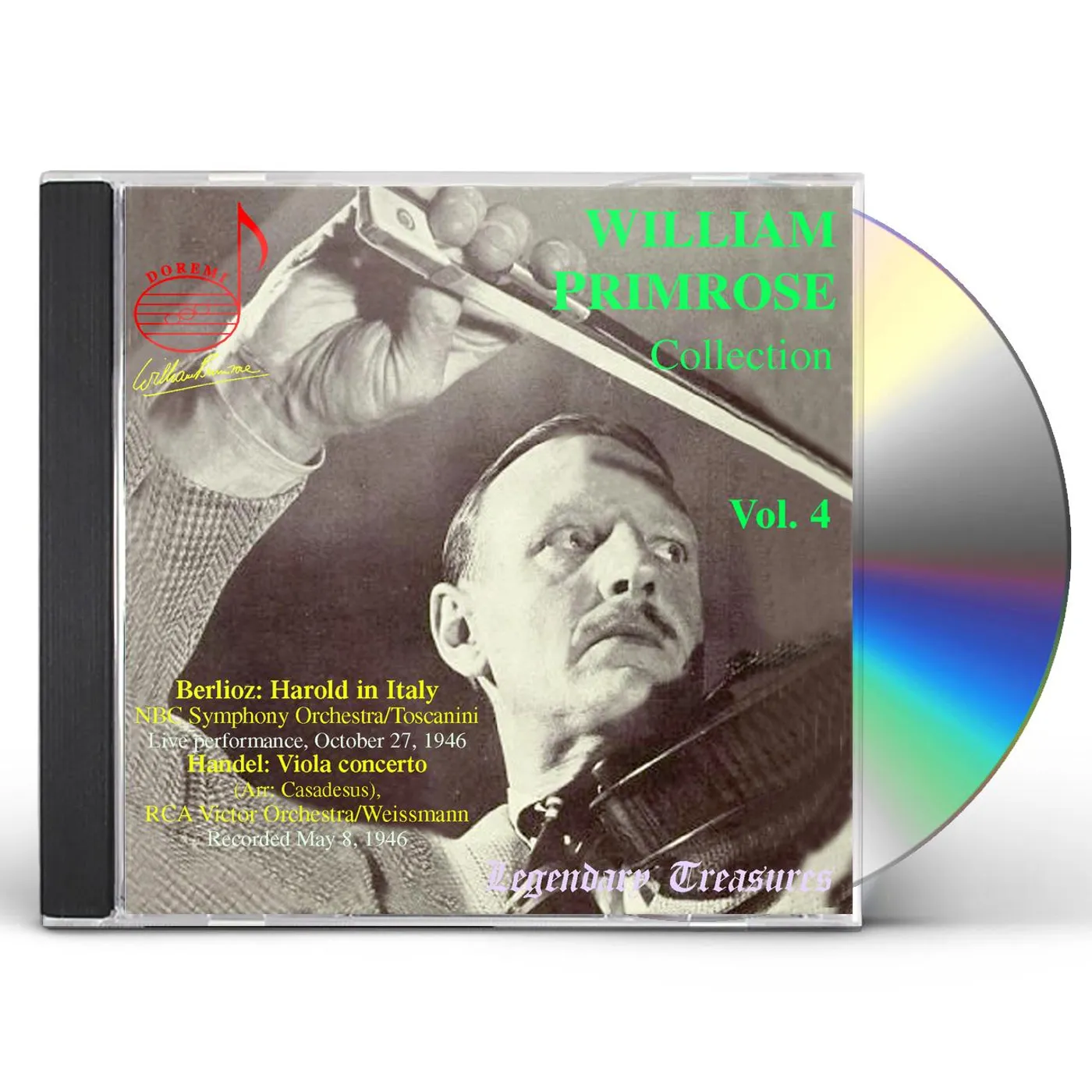 William Primrose COLLECTION 4 CD