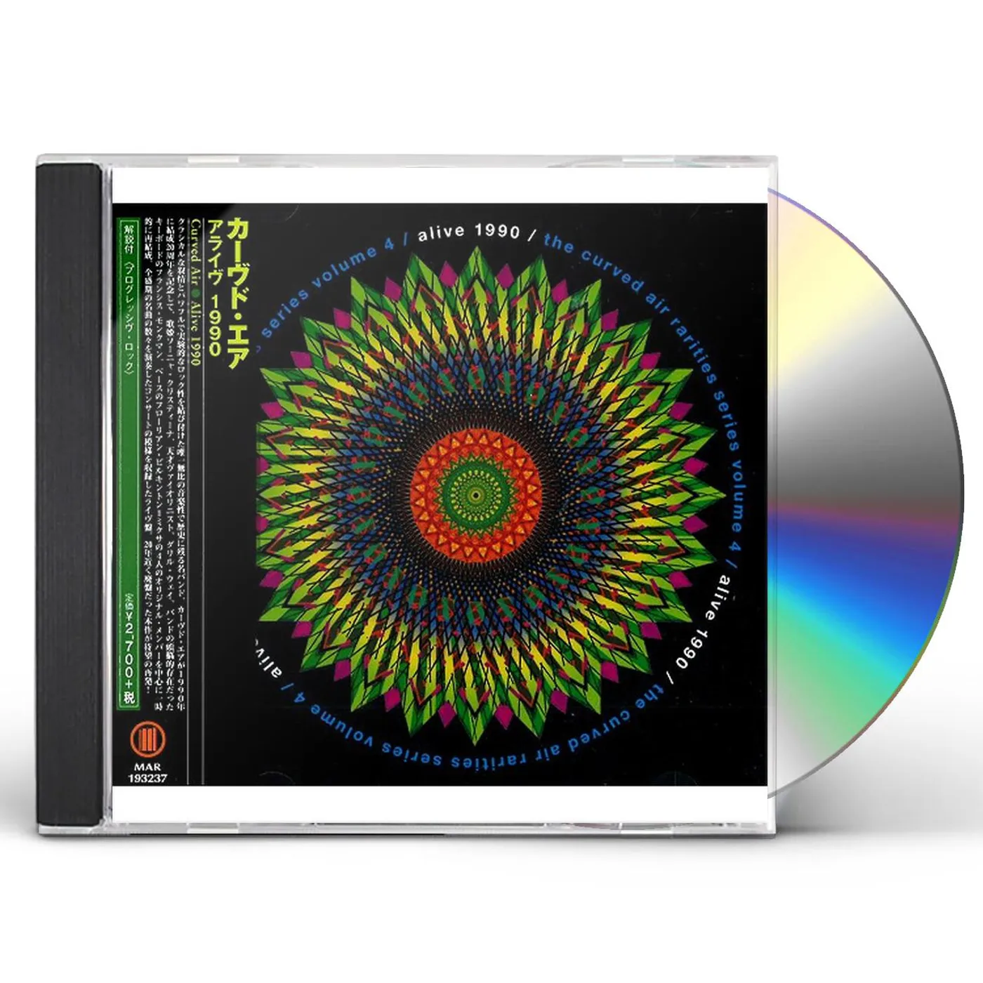 Curved Air ALIVE 1990 CD
