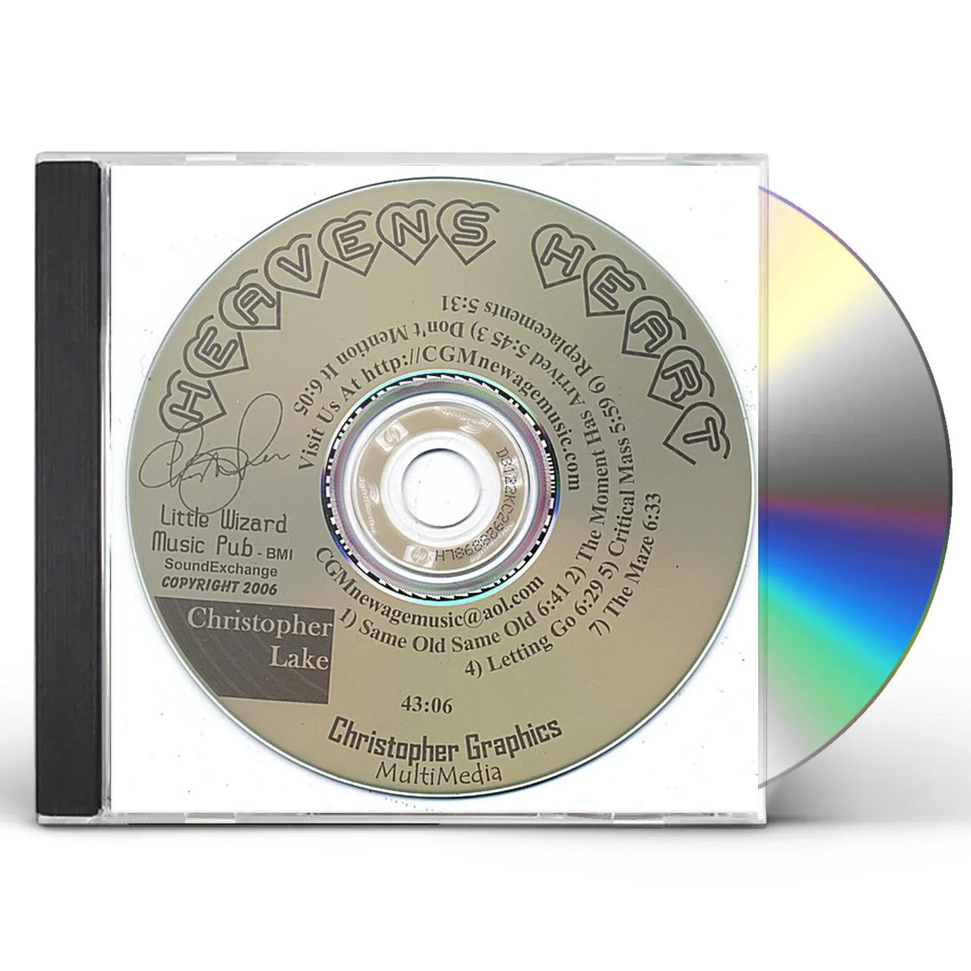 Christopher Lake HEAVENS HEART CD
