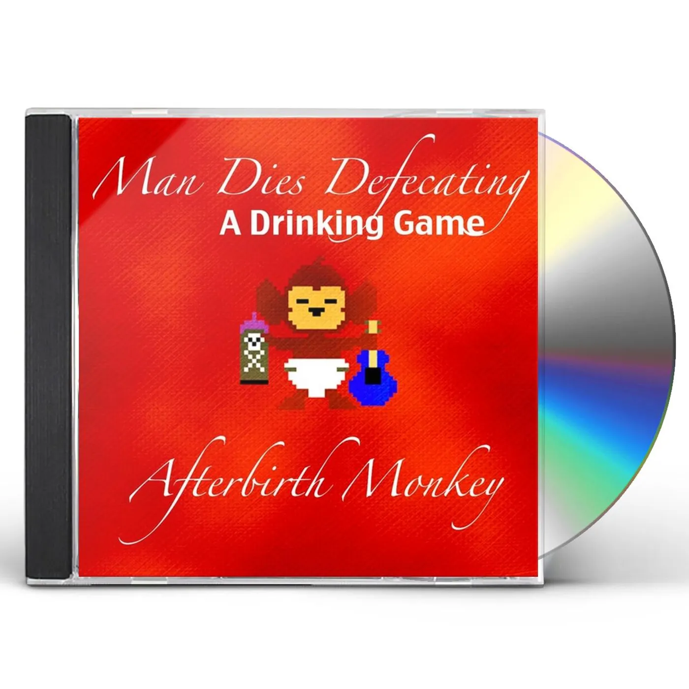 Afterbirth Monkey MAN DIES DEFECATING A DRINKING GAME CD