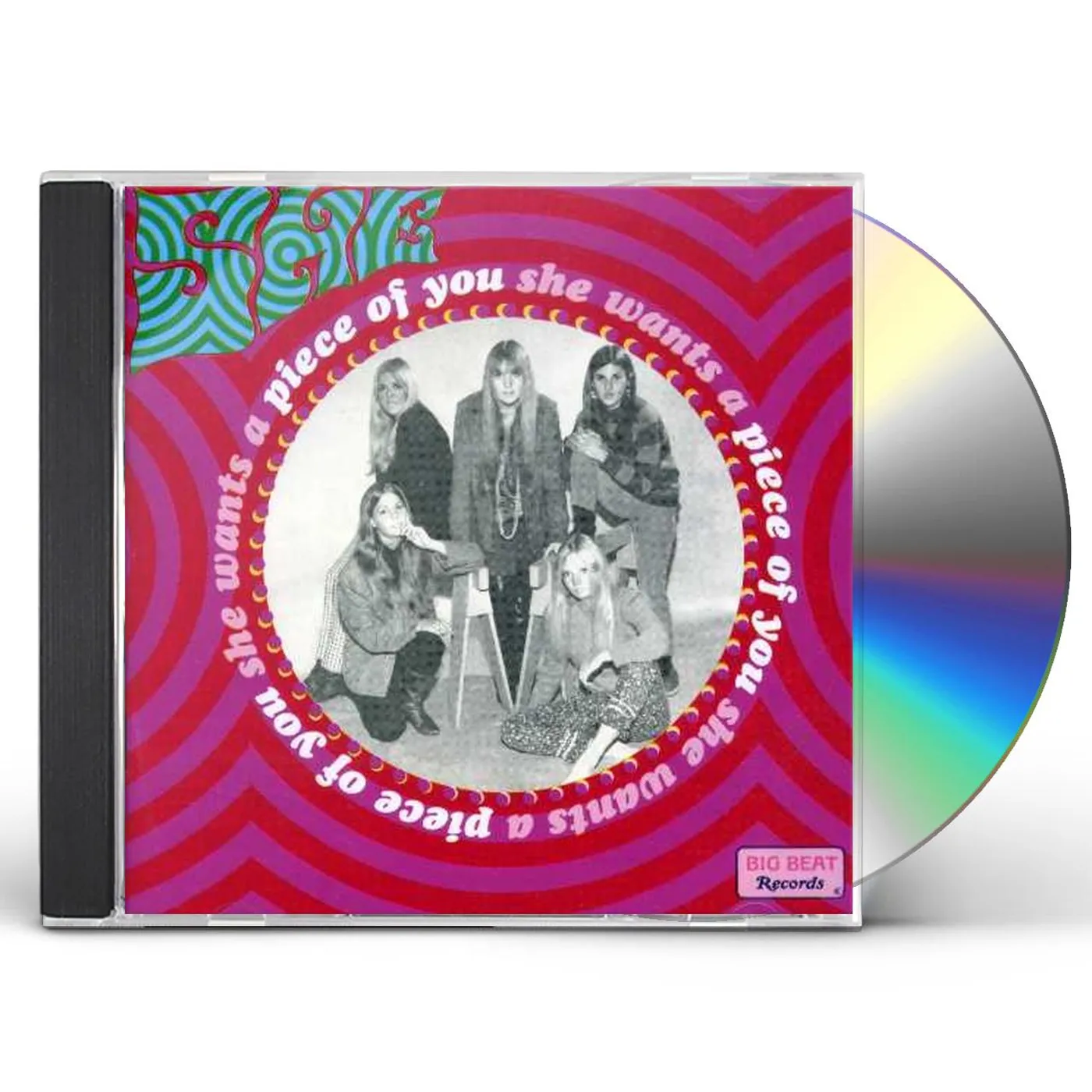 She WANTS A PIECE OF YOU CD
