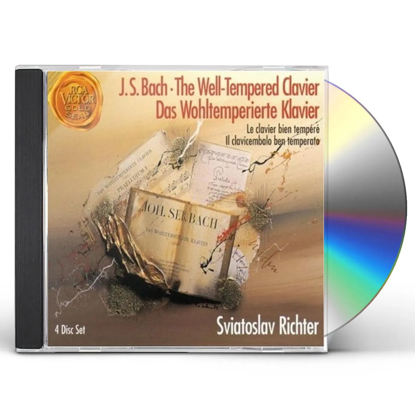 Sviatoslav Richter BACH,J.S: WELL-TEMPERED CLAVIER (COMPLETE) CD