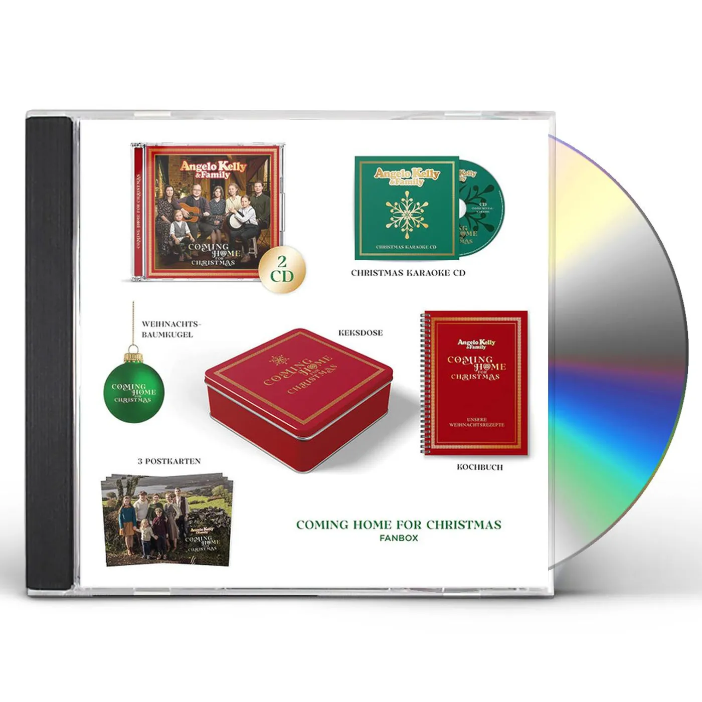 Angelo Kelly & Family COMING HOME FOR CHRISTMAS CD