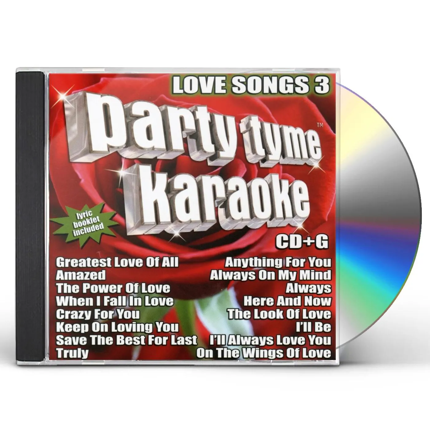 Various Artists  PARTY TYME KARAOKE: LOVE SONGS VOL.3 / VARIOUS CD