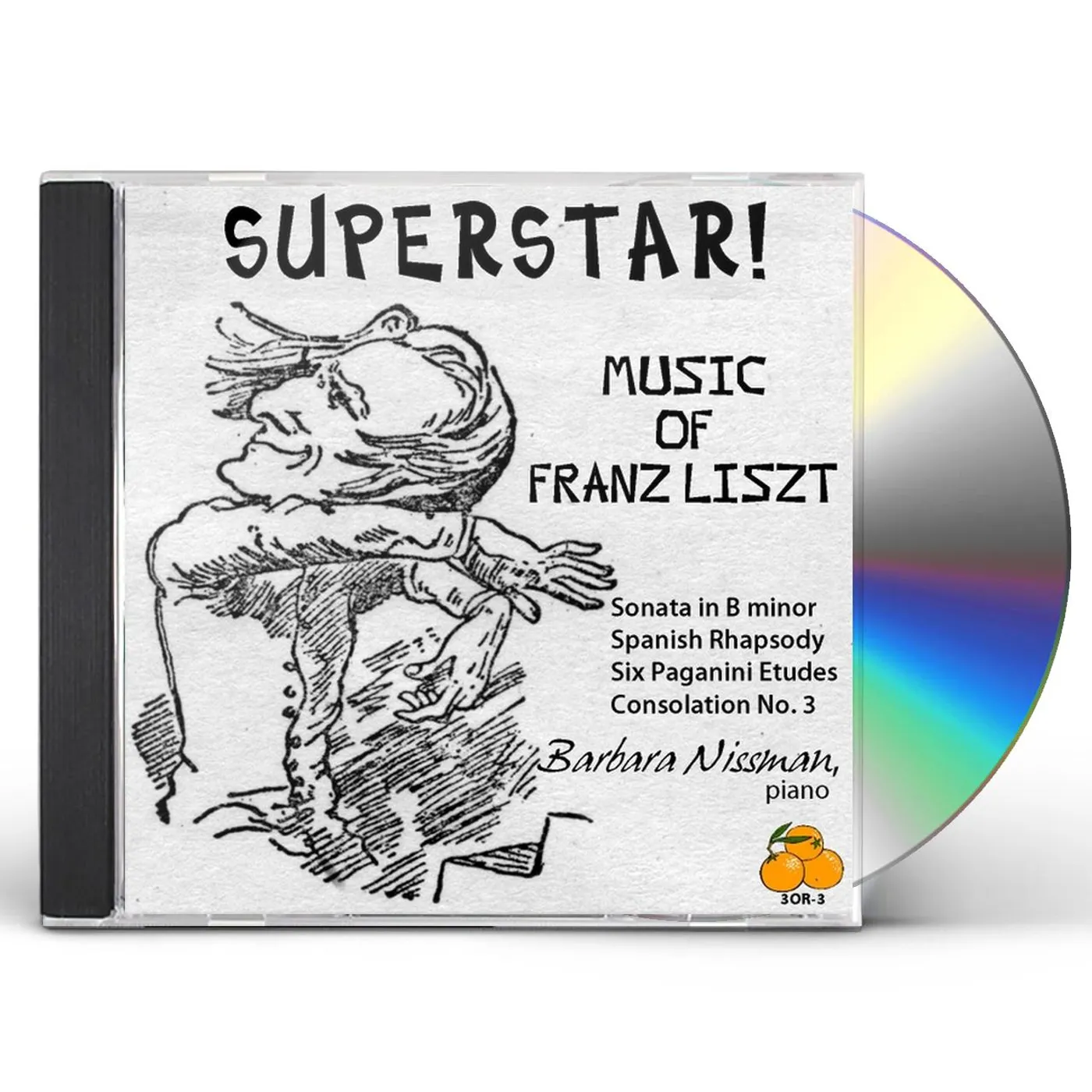 Barbara Nissman SUPERSTAR! MUSIC OF FRANZ LISZT CD
