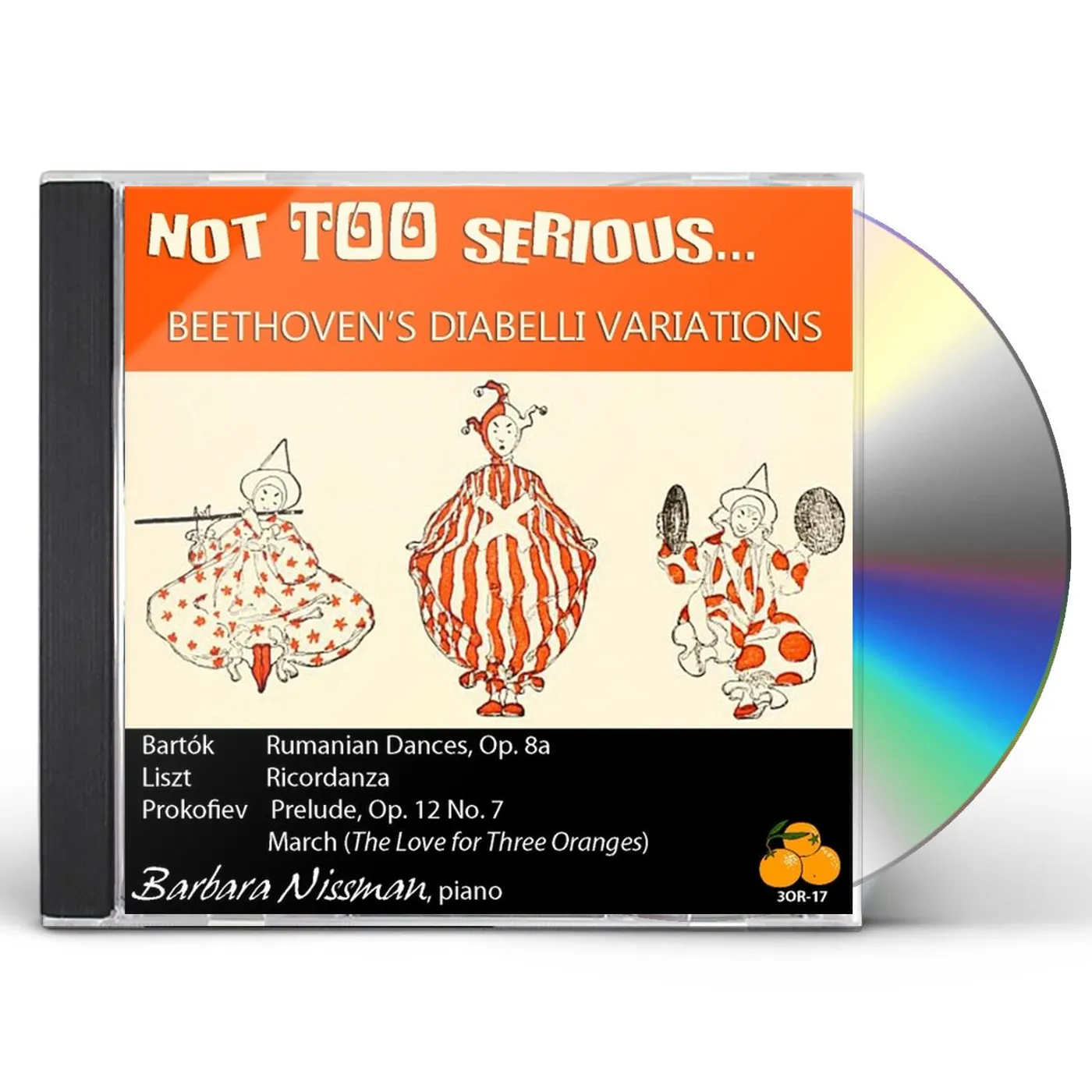 Barbara Nissman NOT TOO SERIOUS CD