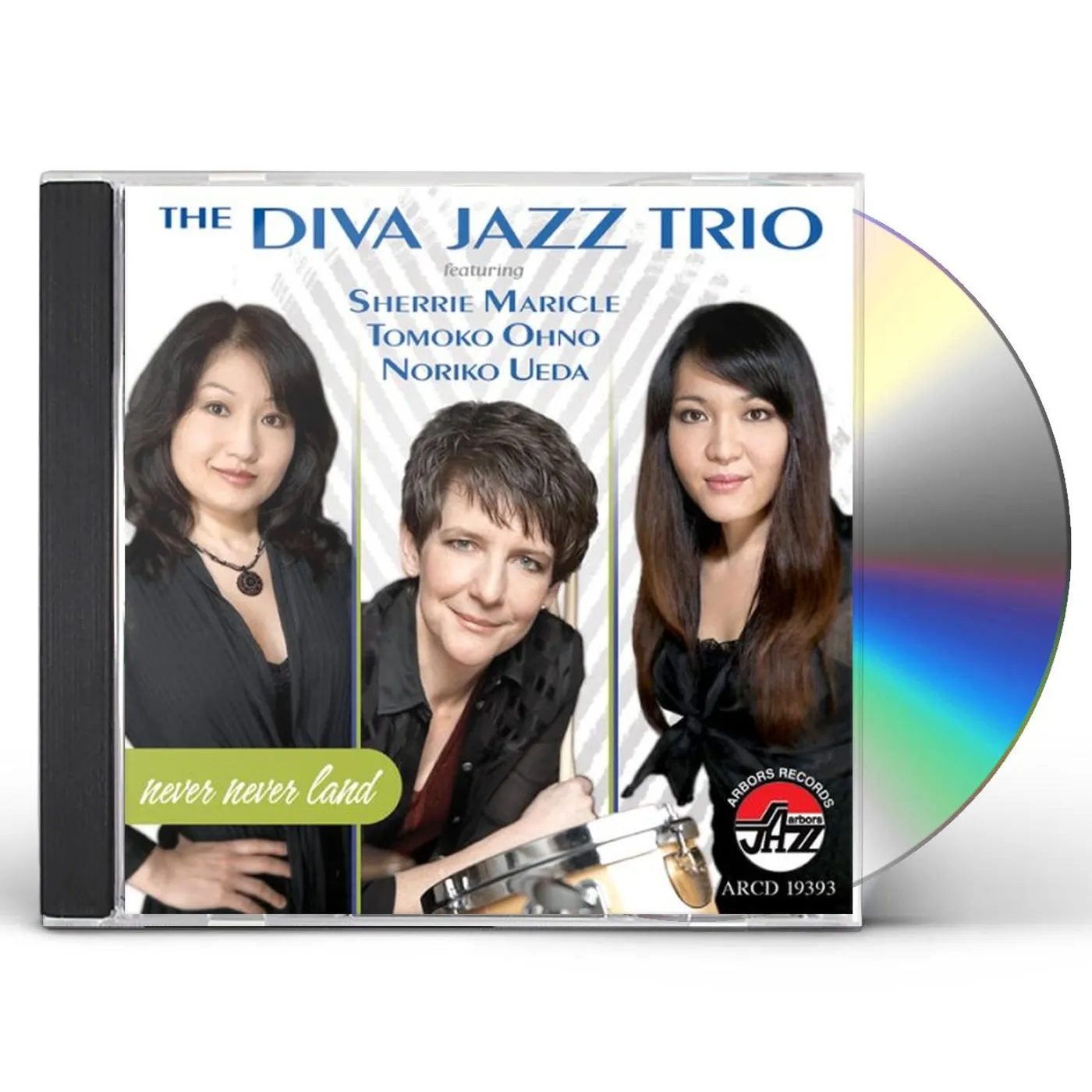 The Diva Jazz Trio NEVER NEVER LAND CD
