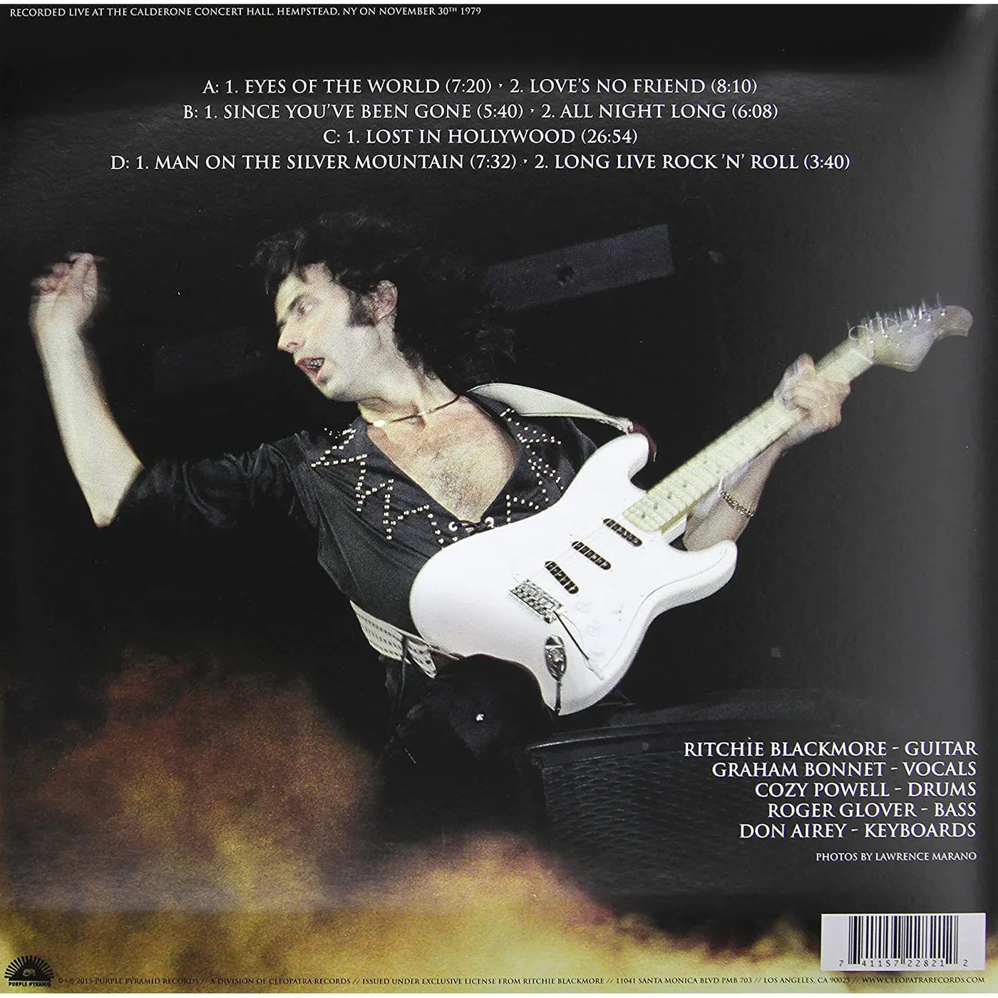 Rainbow Long Island 1979: Down To Earth Tour (2LP) Vinyl Record