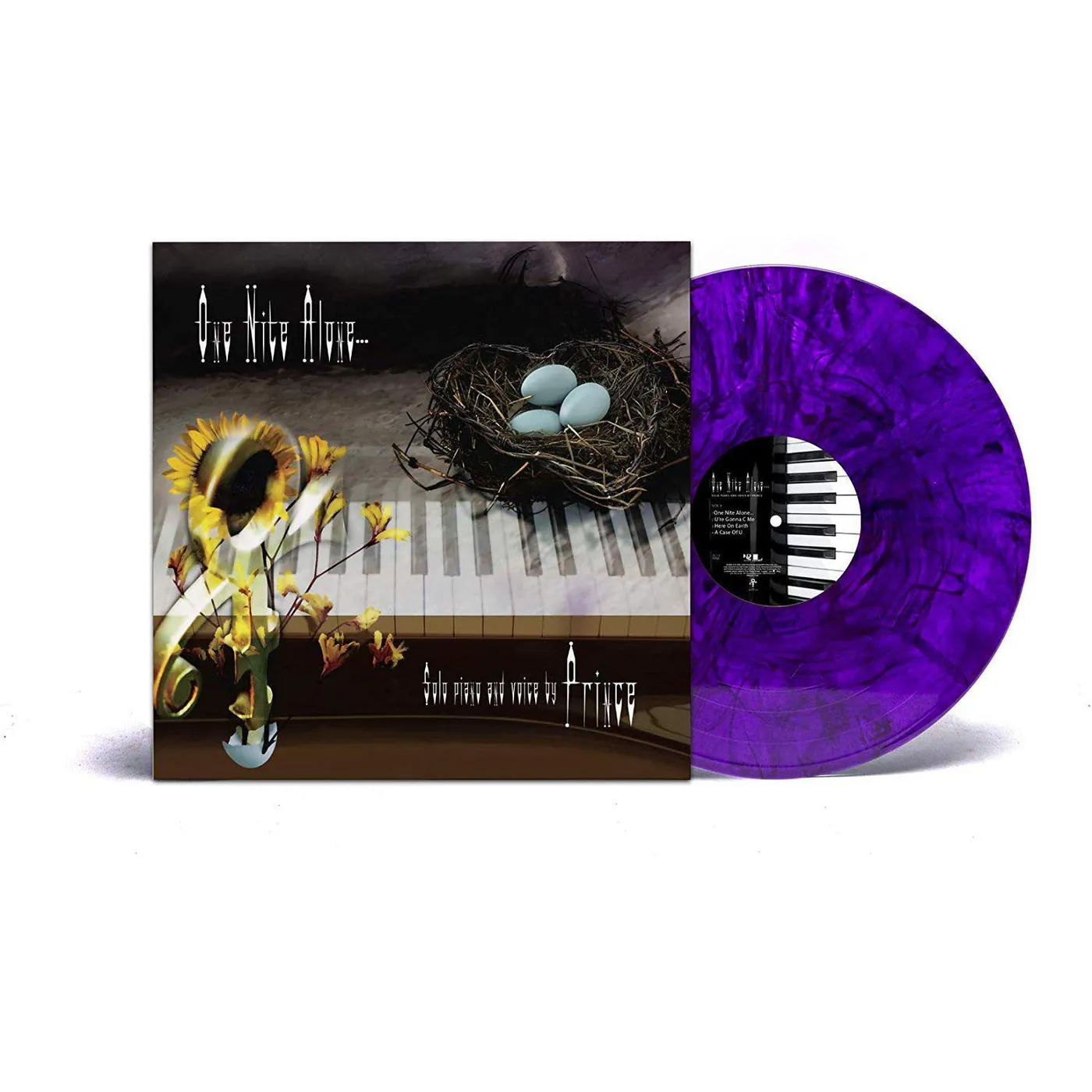 One Nite Alone... Solo Piano and Voice by Prince (Purple) Vinyl Record