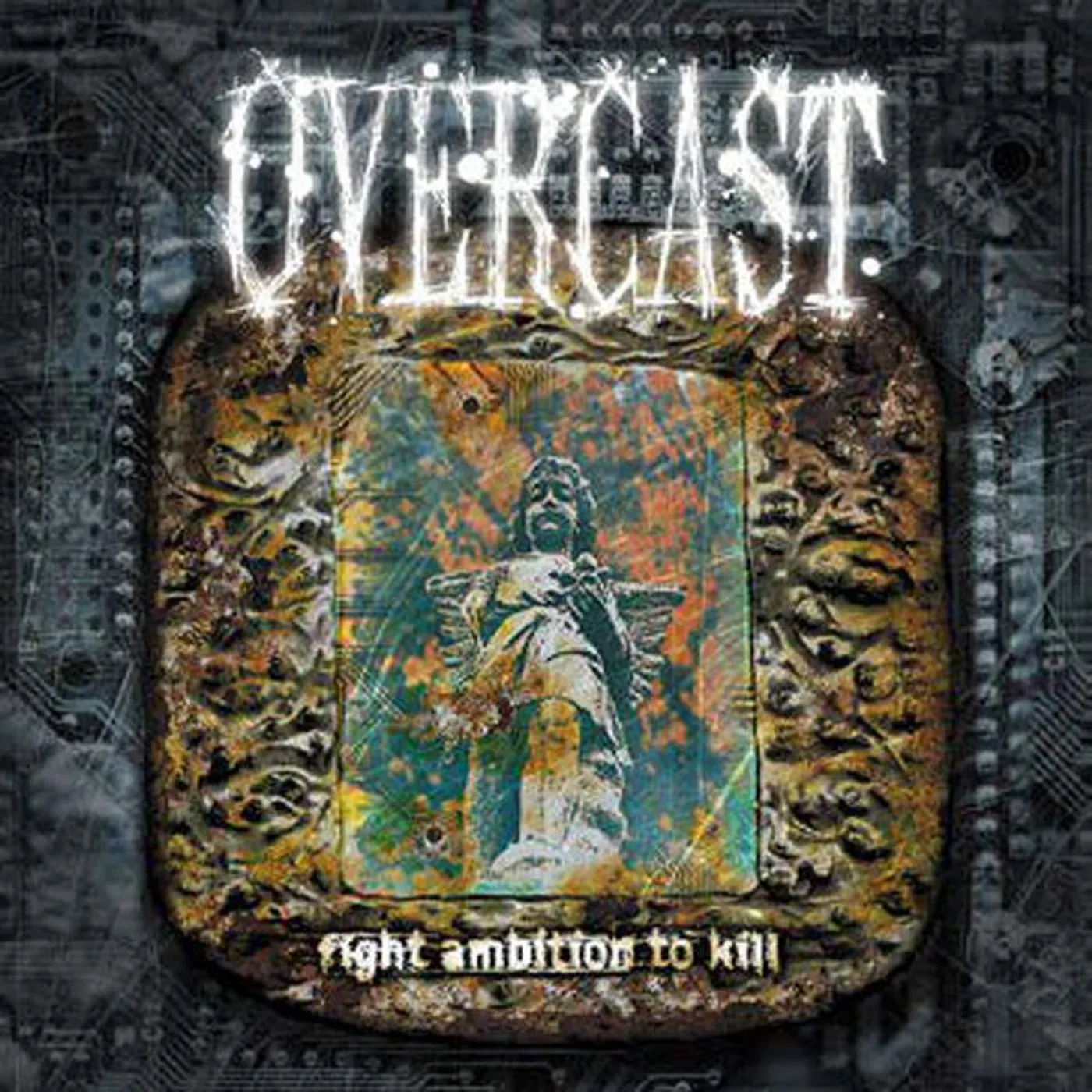 Overcast FIGHT AMBITION TO KILL (MINT/BABY BLUE SPLATTER VINYL) Vinyl Record