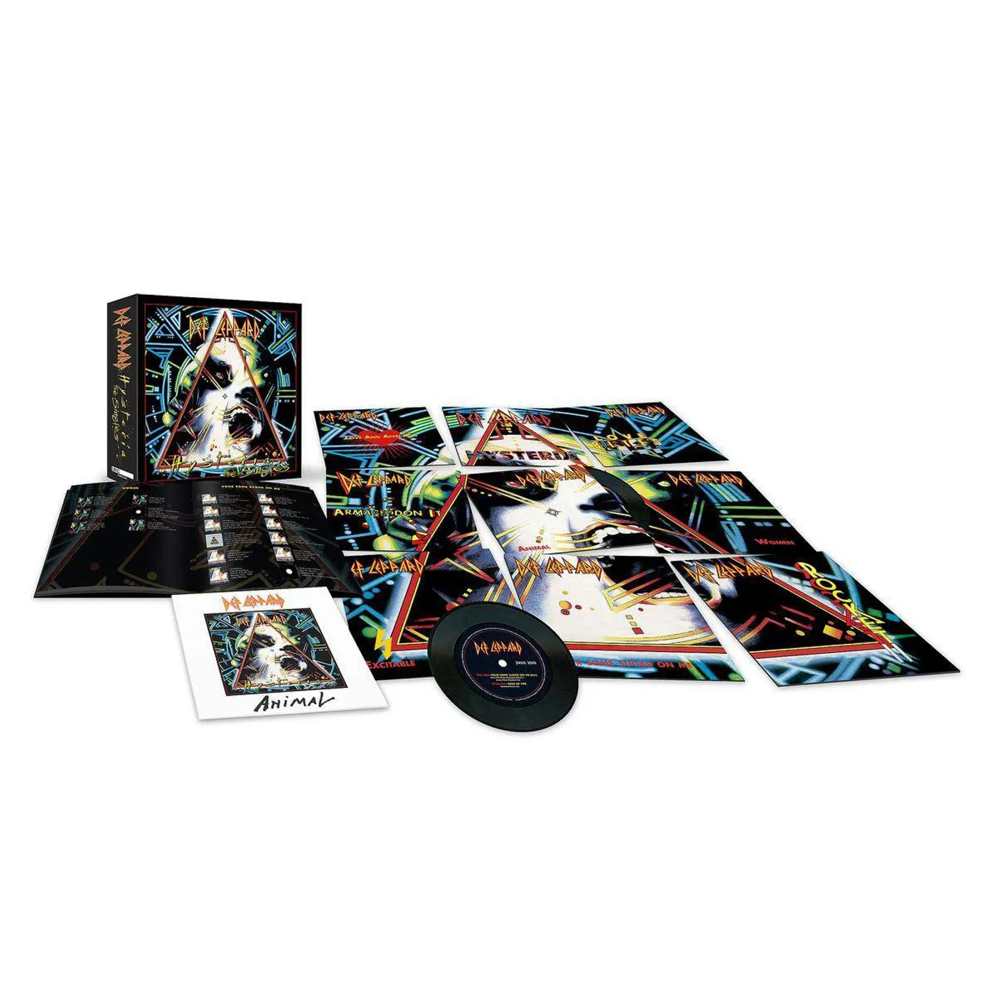 Def Leppard Hysteria Singles (10-7 Inch Box Set) (Vinyl)