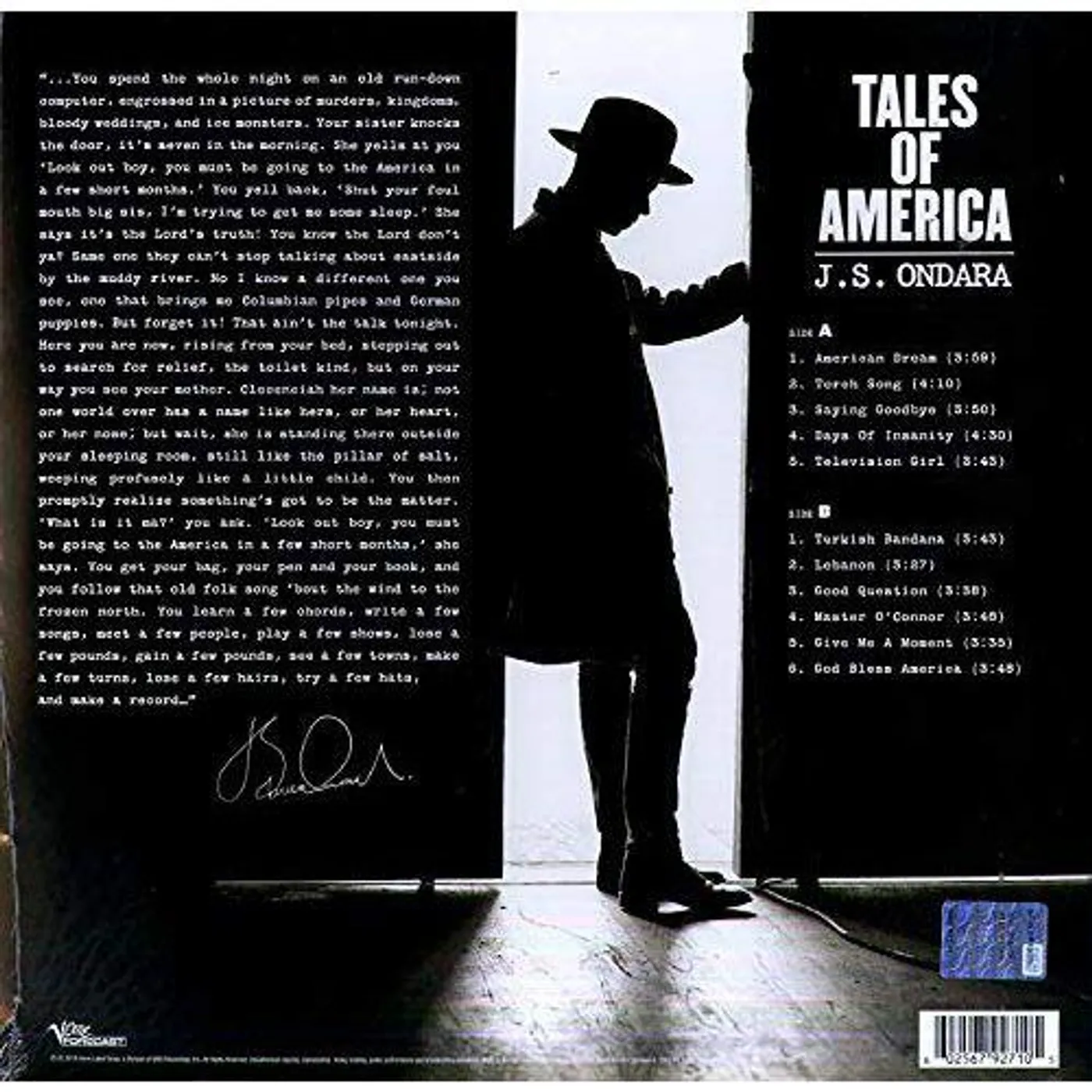 Ondara Tales Of America Vinyl Record