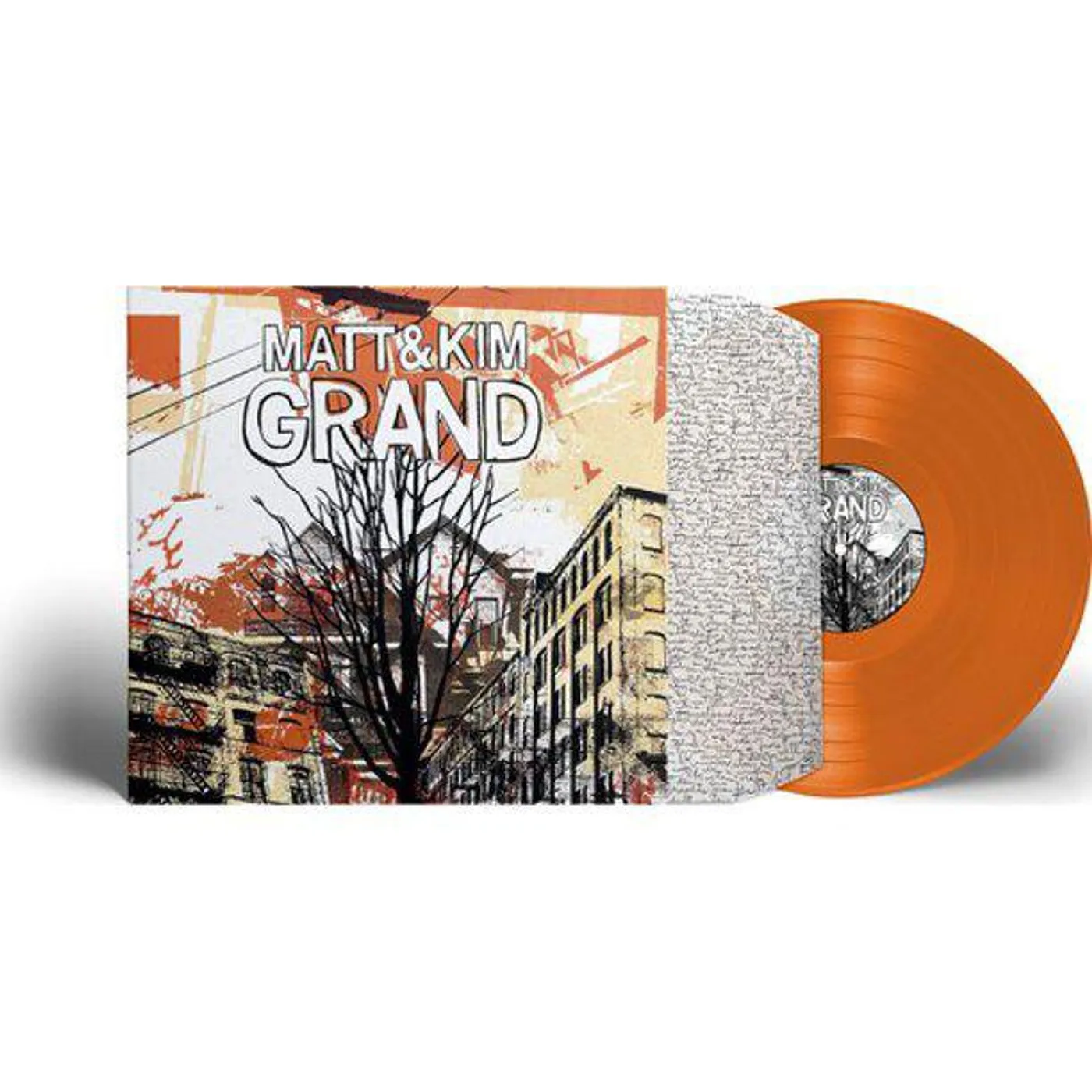 Matt and Kim GRAND (LIMITED EDITION ORANGE VINYL REISSUE) (AMS EXCLUSIVE) Vinyl Record