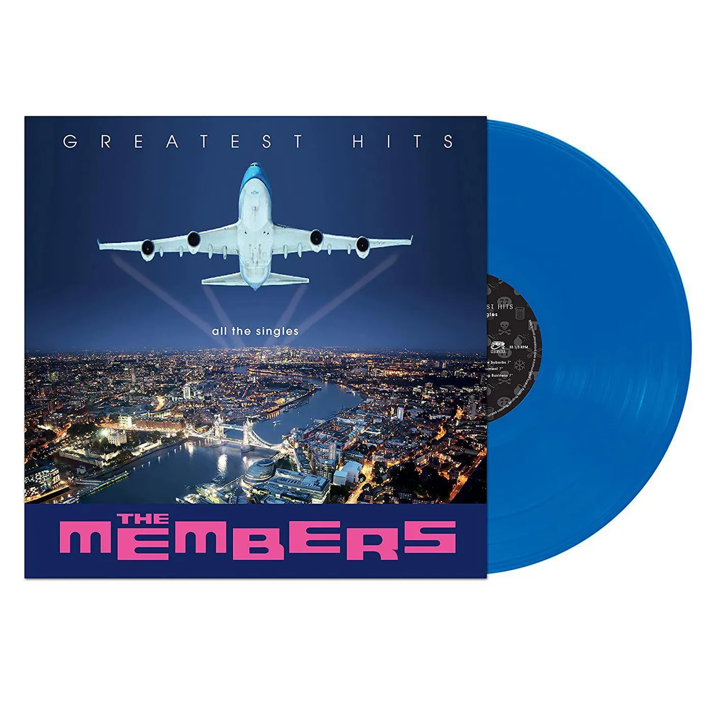 The Members GREATEST HITS (BLUE VINYL) Vinyl Record