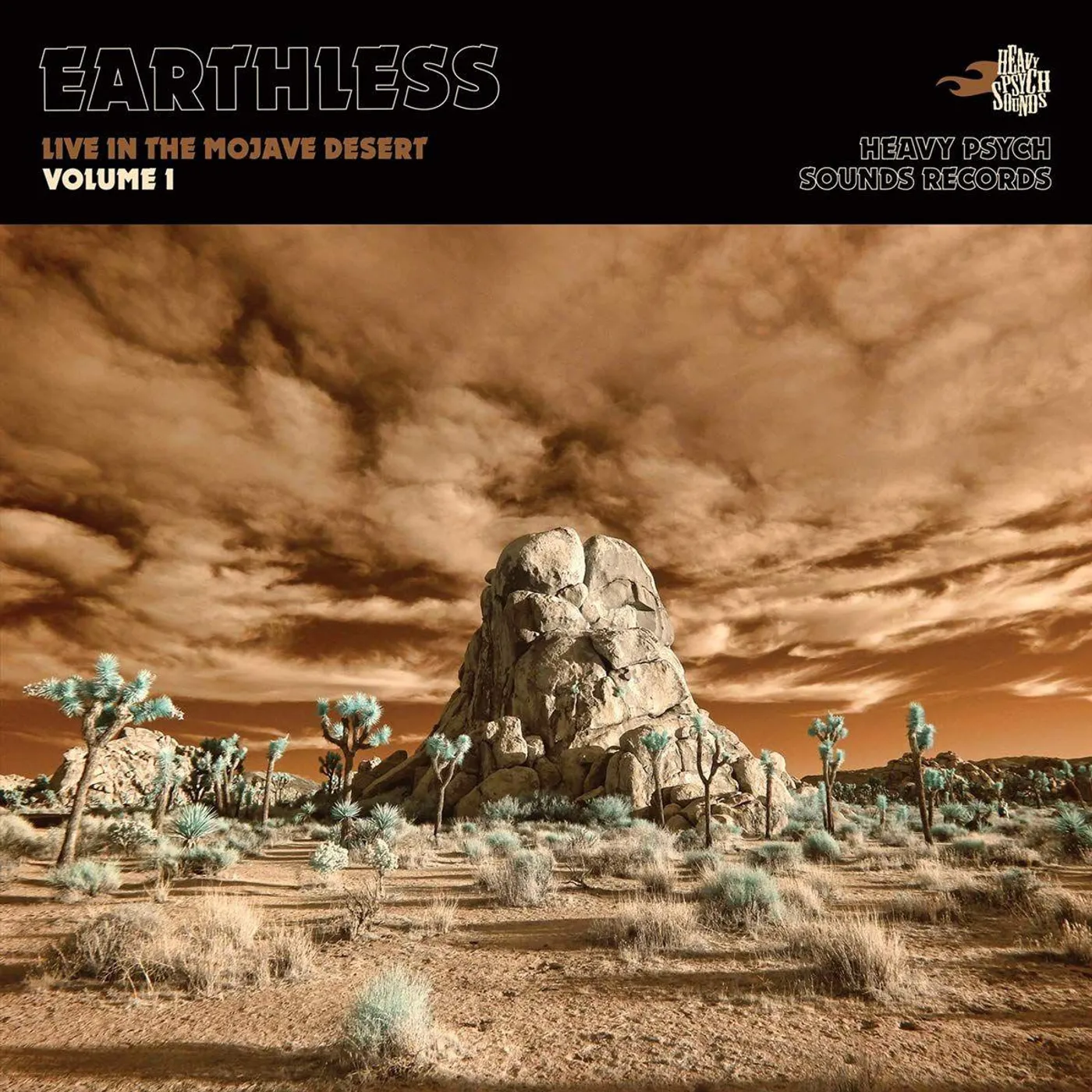 Earthless Live In The Mojave Desert: Volume 1 (Gold) Vinyl Record