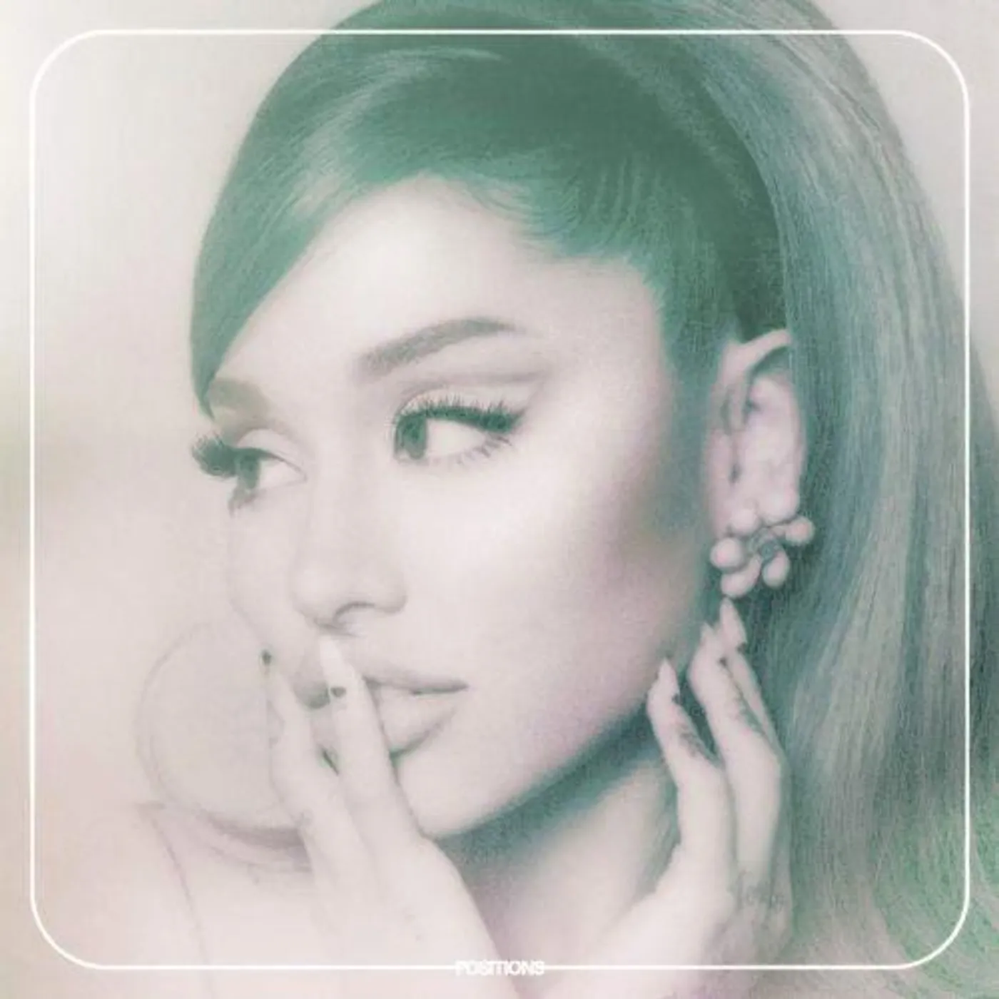Ariana Grande Positions (Coke Bottle Clear Vinyl Record)