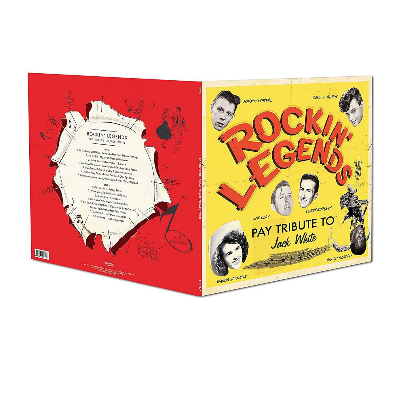 Various Artists  ROCKIN' LEGENDS PAY TRIBUTE TO JACK WHITE Vinyl Record