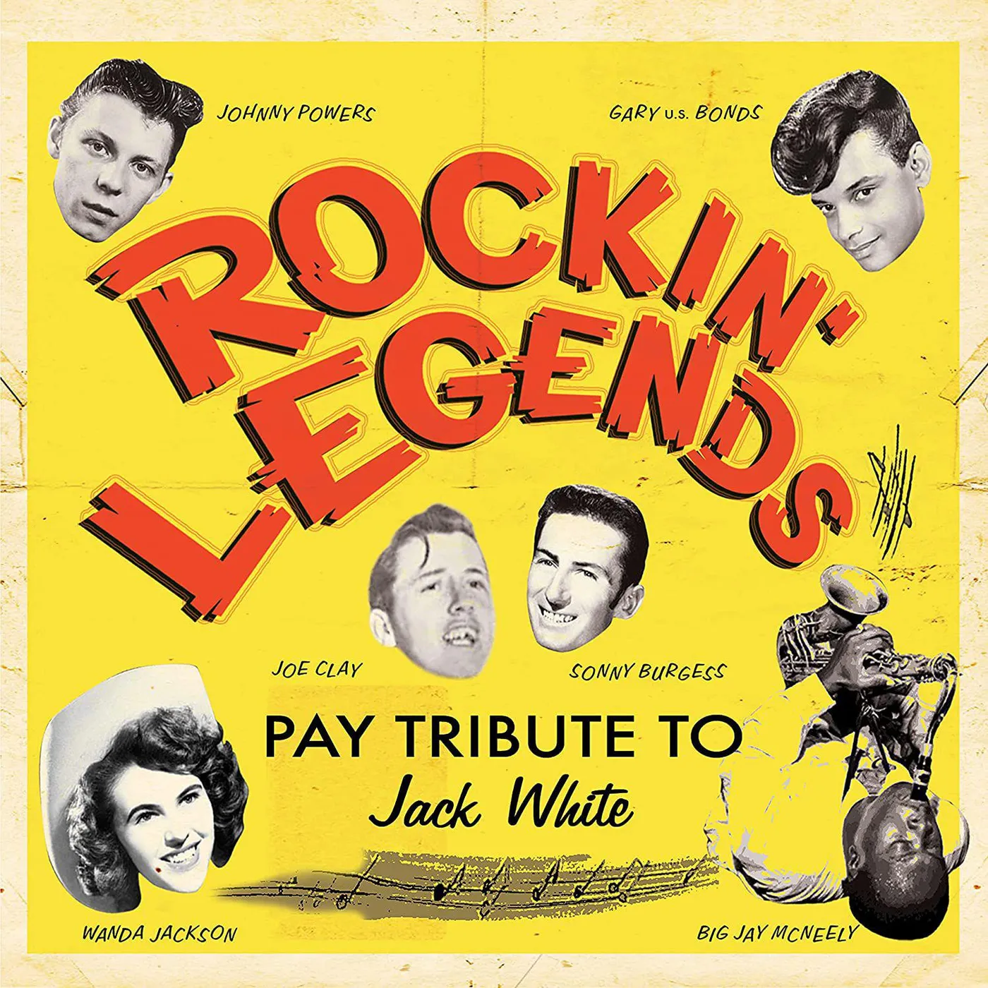 Various Artists  ROCKIN' LEGENDS PAY TRIBUTE TO JACK WHITE Vinyl Record