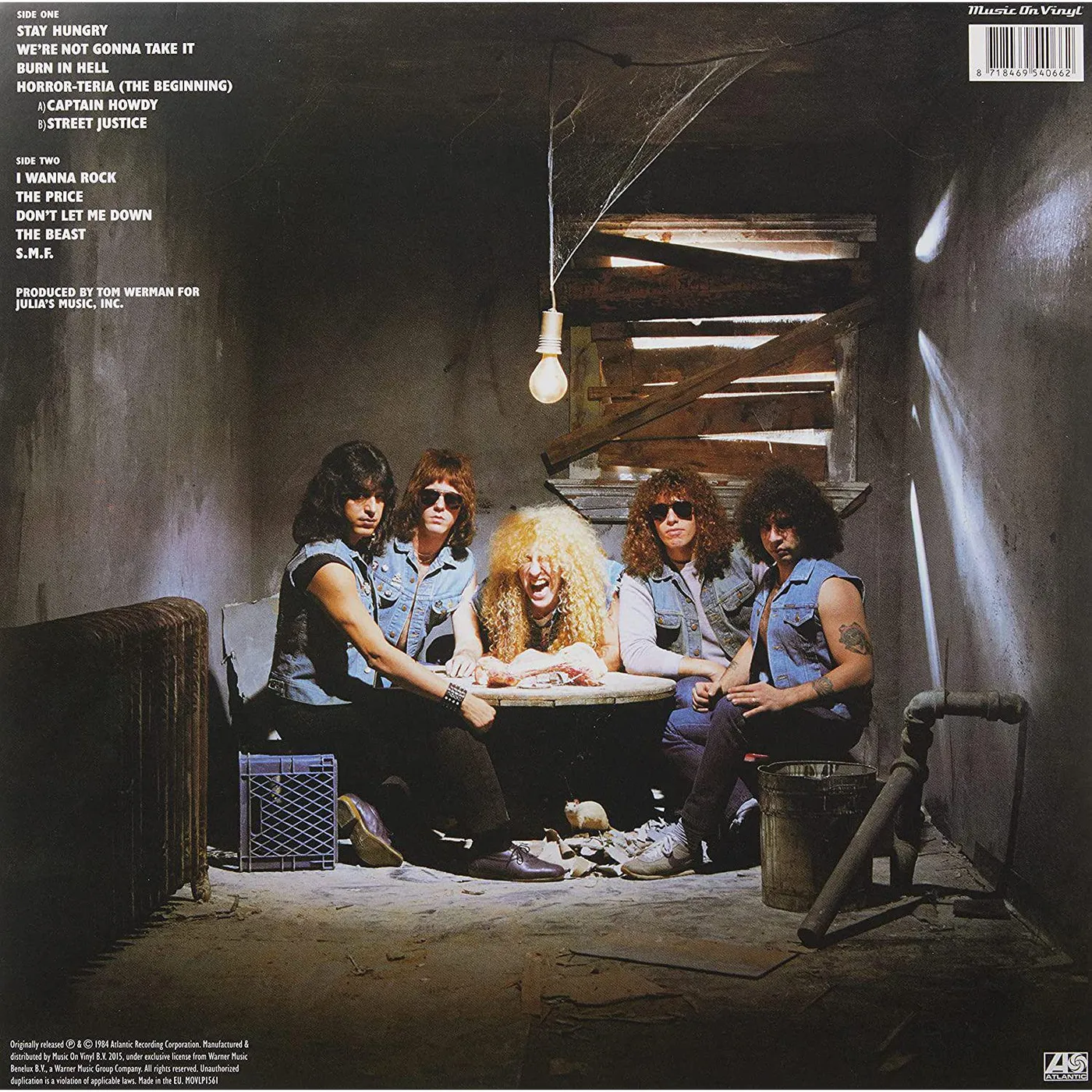 Twisted Sister STAY HUNGRY (180G) Vinyl Record