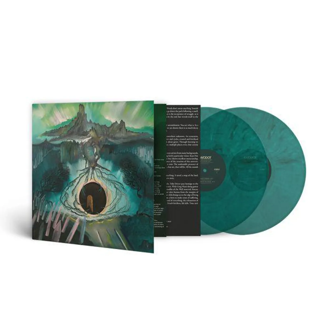 Kayo Dot MOSS GREW ON THE SWORDS & PLOWSHARES ALIKE (2LP/TRANSPARENT GREEN MARBLED VINYL) Vinyl Record