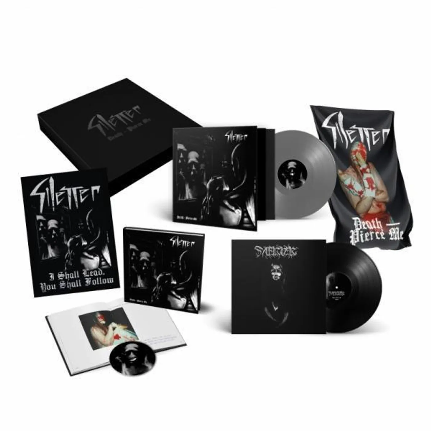 Silencer DEATH PIERCE ME (SILVER VINYL) Vinyl Record