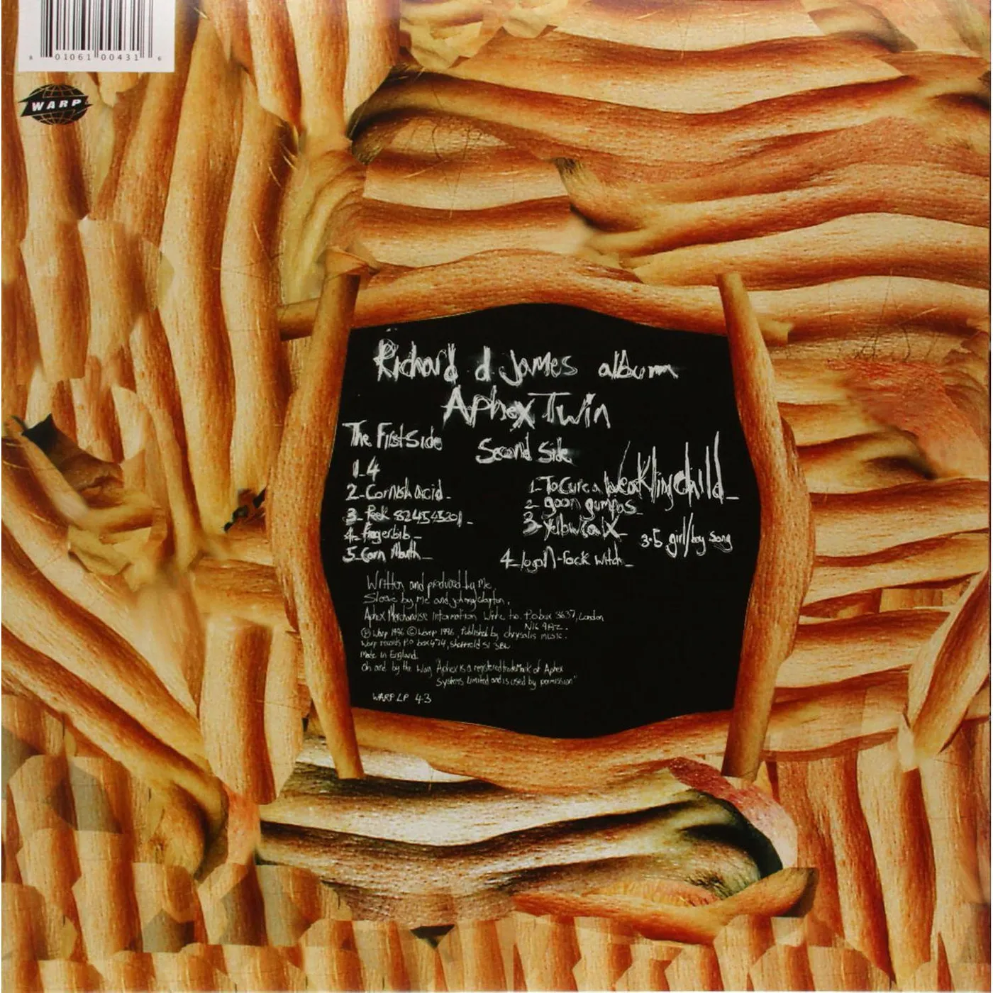 Aphex Twin Richard D. James Album Vinyl Record