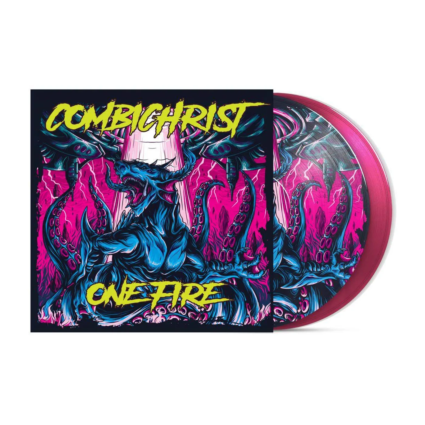 Combichrist ONE FIRE (2 LP/PINK) Vinyl Record