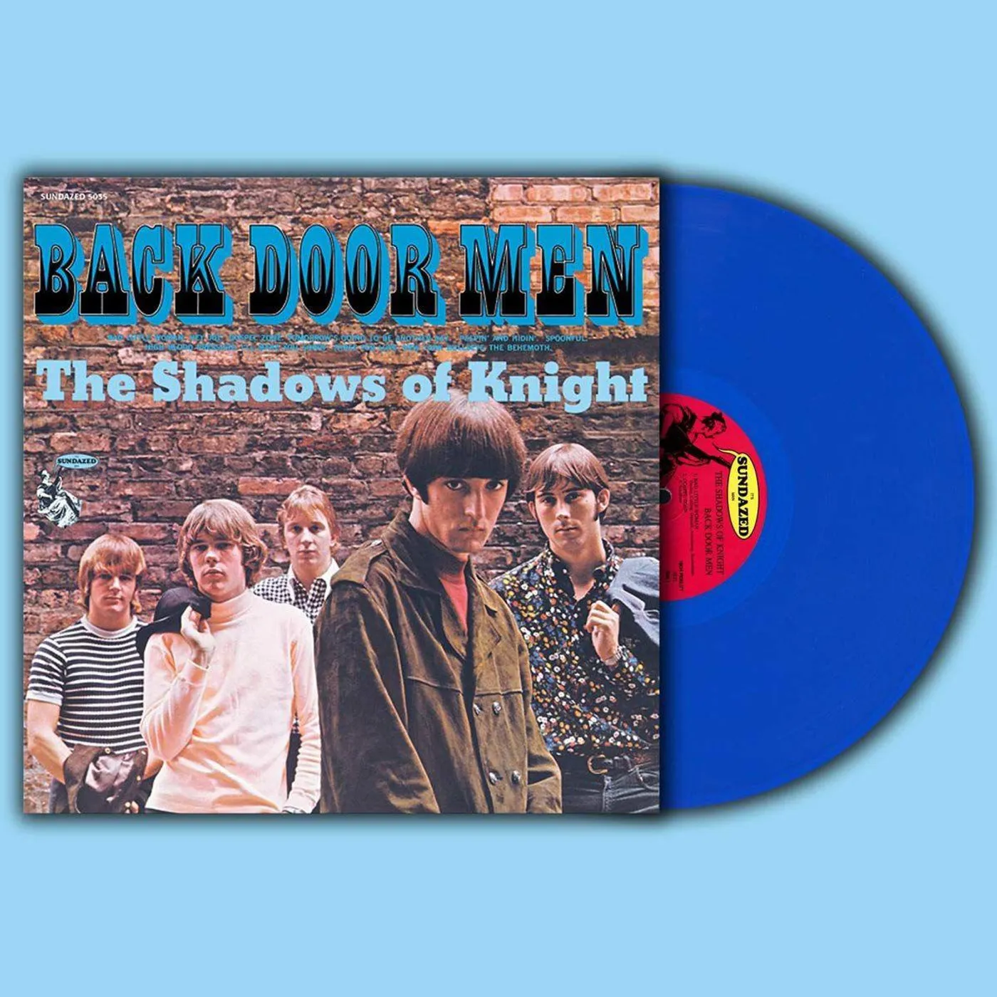 The Shadows Of Knight BACK DOOR MEN (BLUE VINYL) Vinyl Record