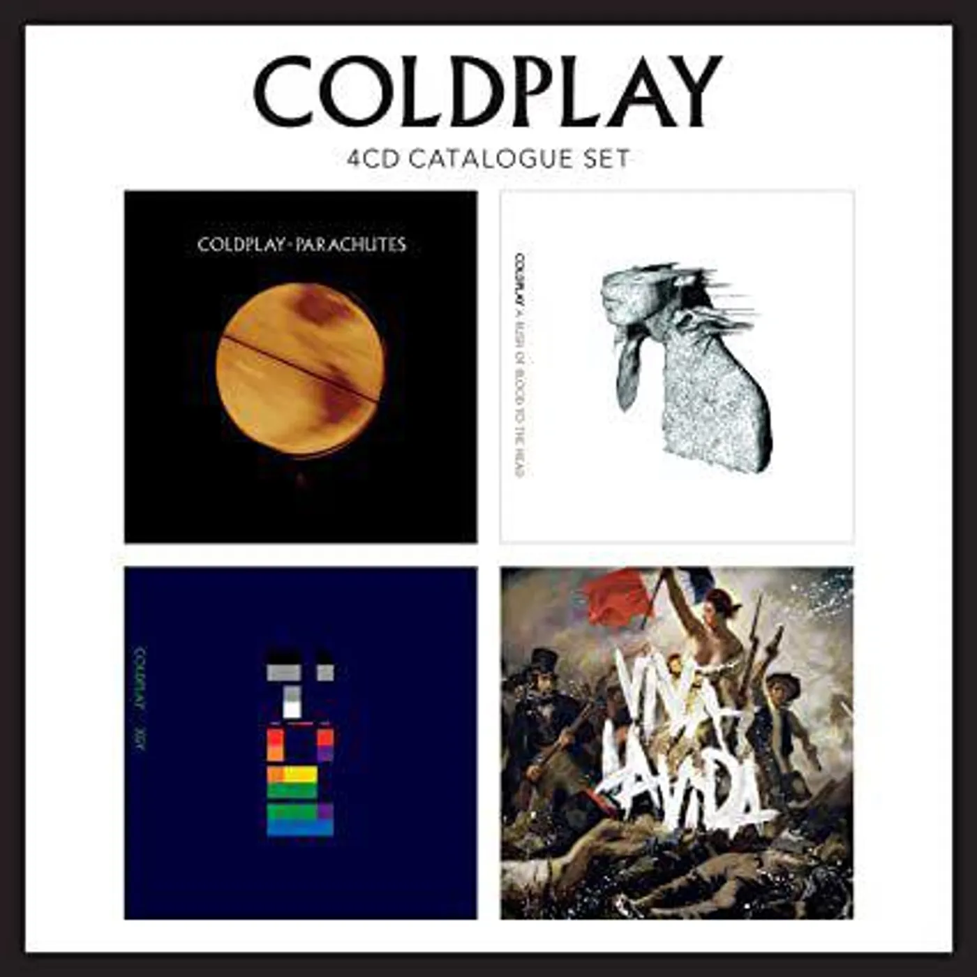 Coldplay  4 CD CATALOGUE SET CD