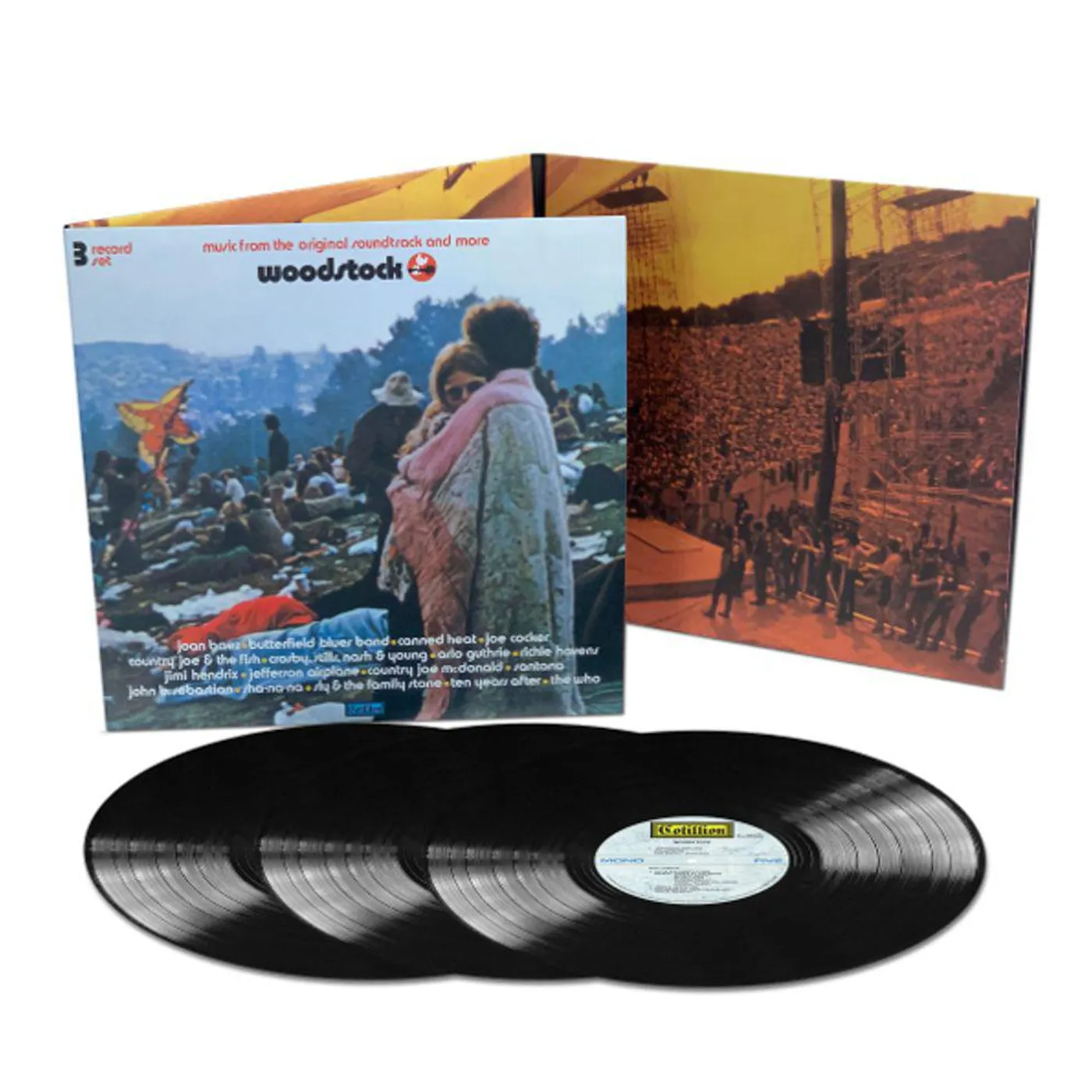 Various Artists   Woodstock: Music From The Original Soundtrack And More (3LP/Reissue) Vinyl Record