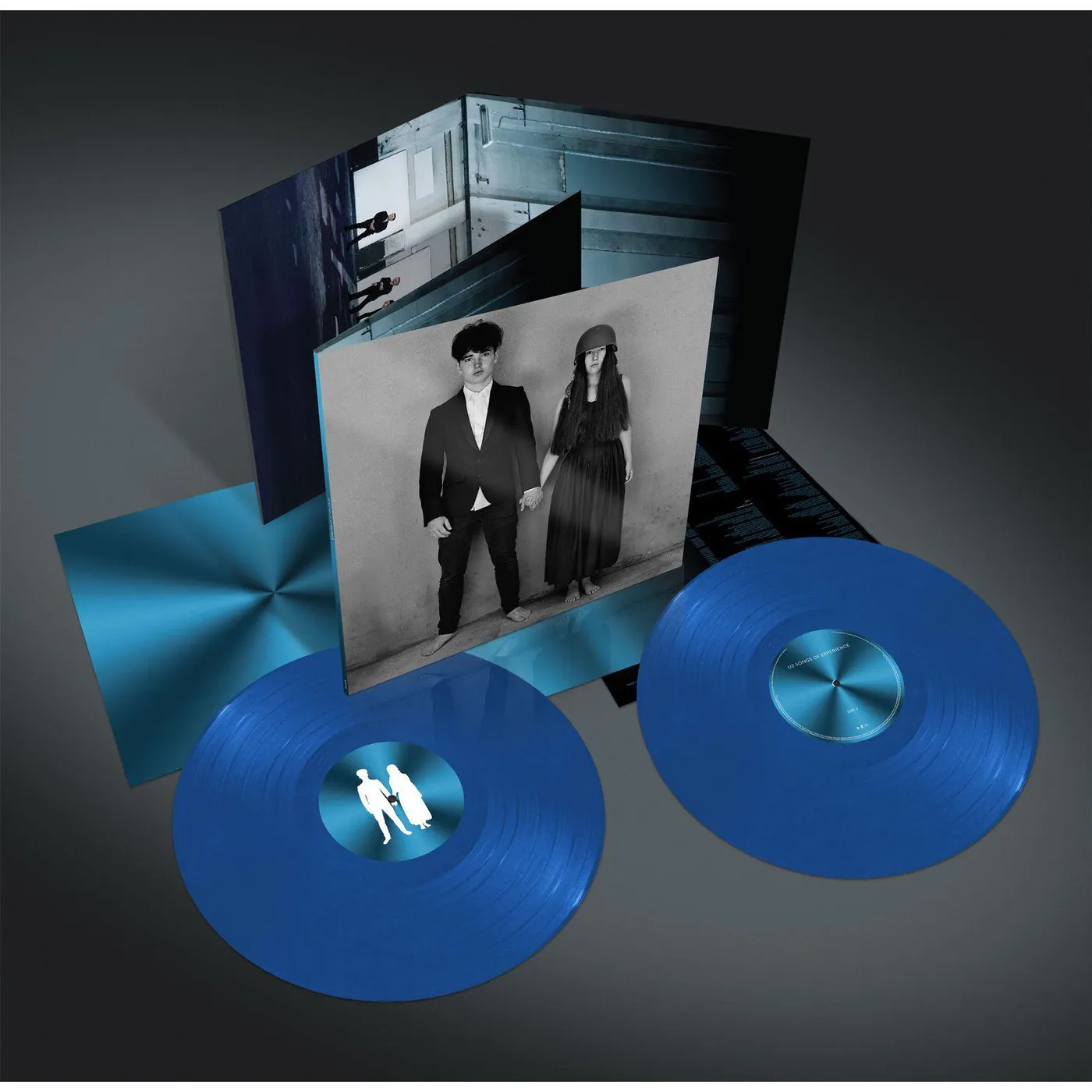 U2 Songs Of Experience (2LP/Translucent Cyan Blue) Vinyl Record