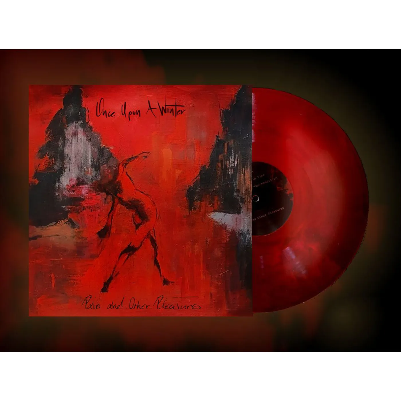 Once Upon a Winter PAIN & OTHER PLEASURES (TRANSPARENT RED VINYL) Vinyl Record