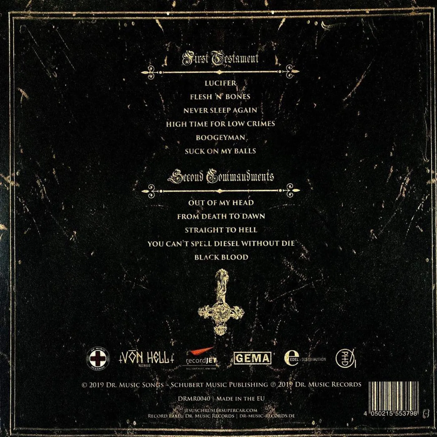 Jesus Chrysler Supercar Lucifer Vinyl Record