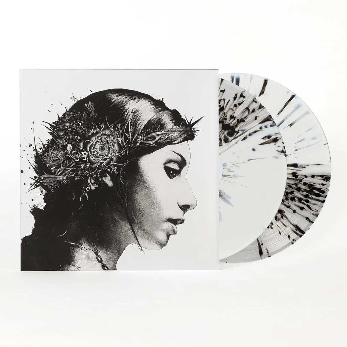 Ariel Loh  The Eyes of My Mother Score (180G/Crystal Clear with Black and White Splatter/Art Print) Vinyl Record