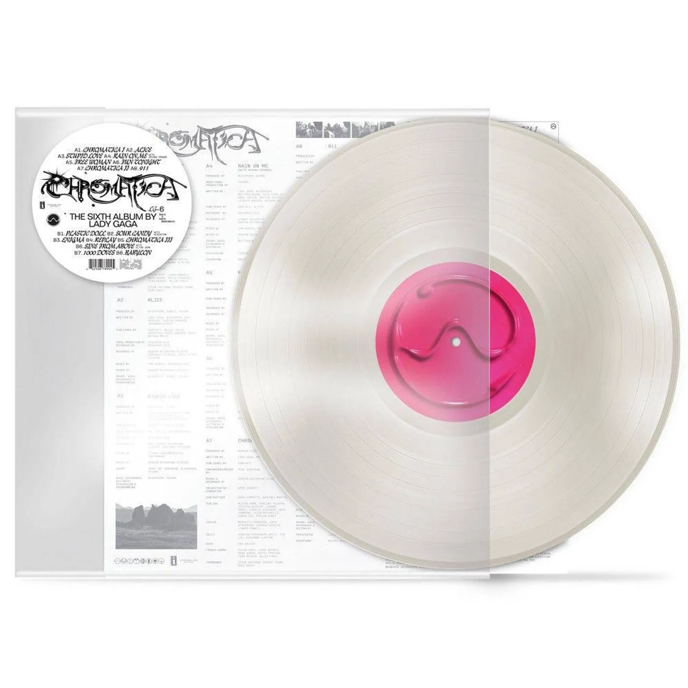 Lady Gaga Chromatica (Milky Clear) Vinyl Record