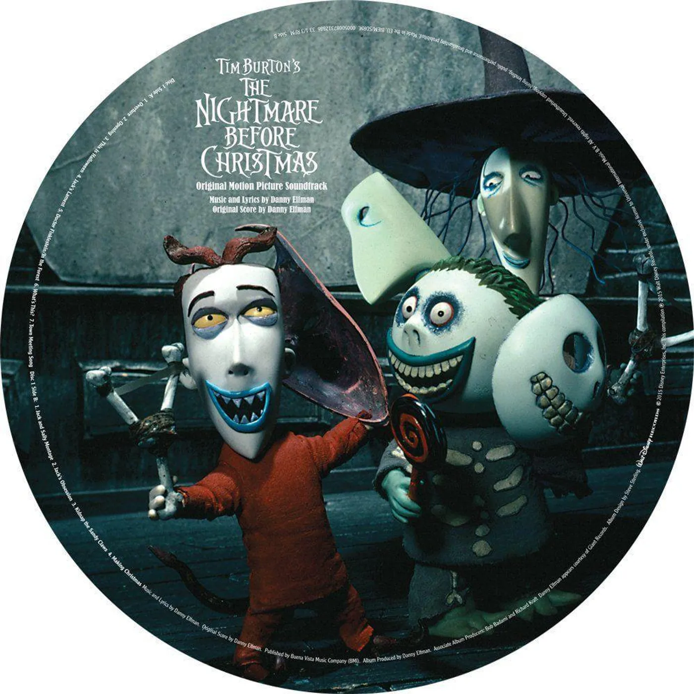 Various Artists  NIGHTMARE BEFORE CHRISTMAS Original Soundtrack (PICTURE DISC) Vinyl Record