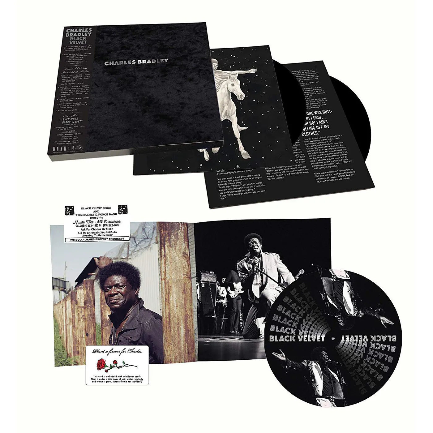 Charles Bradley Black Velvet (DELUXE 2LP BOX/12INCH/PHOTOBOOK/DL CODE) Vinyl Record
