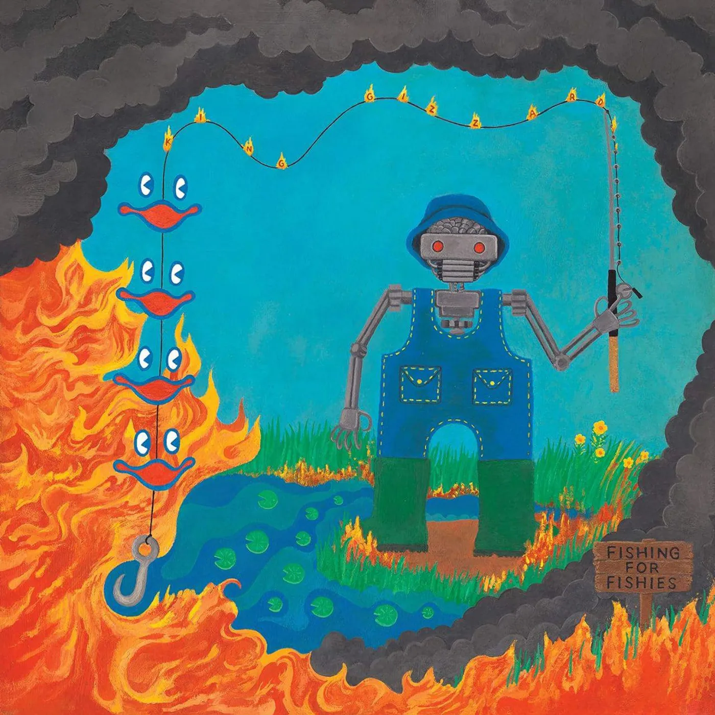 King Gizzard & The Lizard Wizard  Fishing For Fishies (Green) Vinyl Record