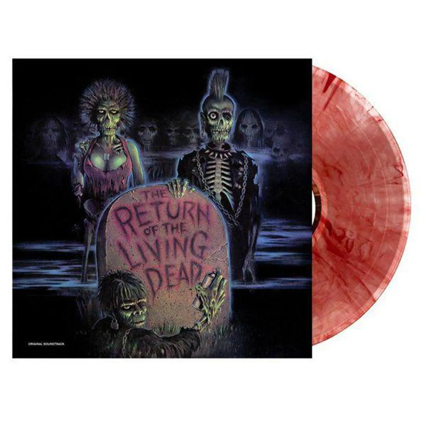 Various Artists  RETURN OF THE LIVING DEAD Original Soundtrack (LIMITED CLEAR WITH BLOOD RED SPLATTER VINYL EDITION) Vinyl Record