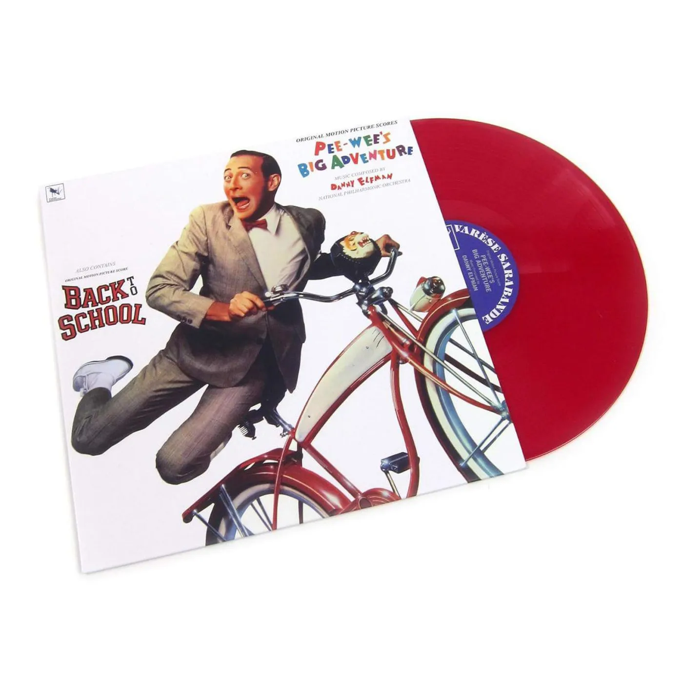 Danny Elfman Pee-wee's Big Adventure / Back to School (Original Motion Picture Scores) [Red] Vinyl Record
