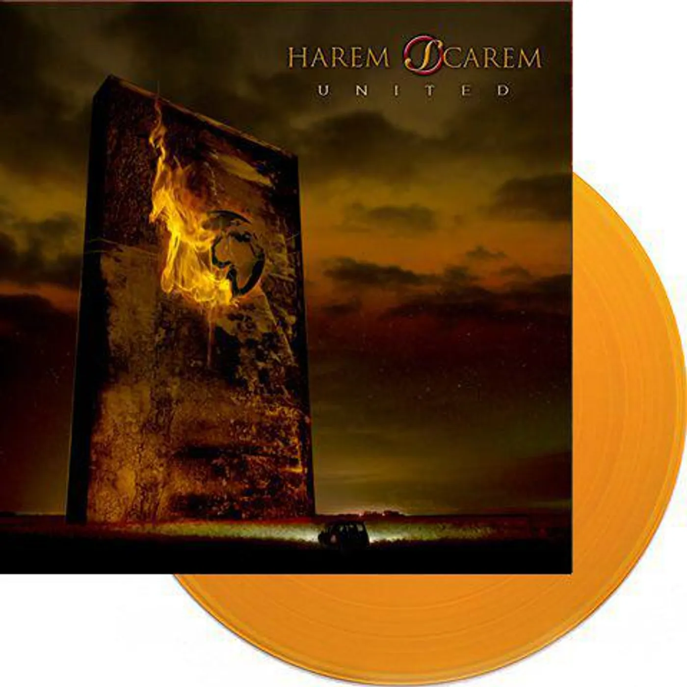 Harem Scarem UNITED (ORANGE VINYL) Vinyl Record