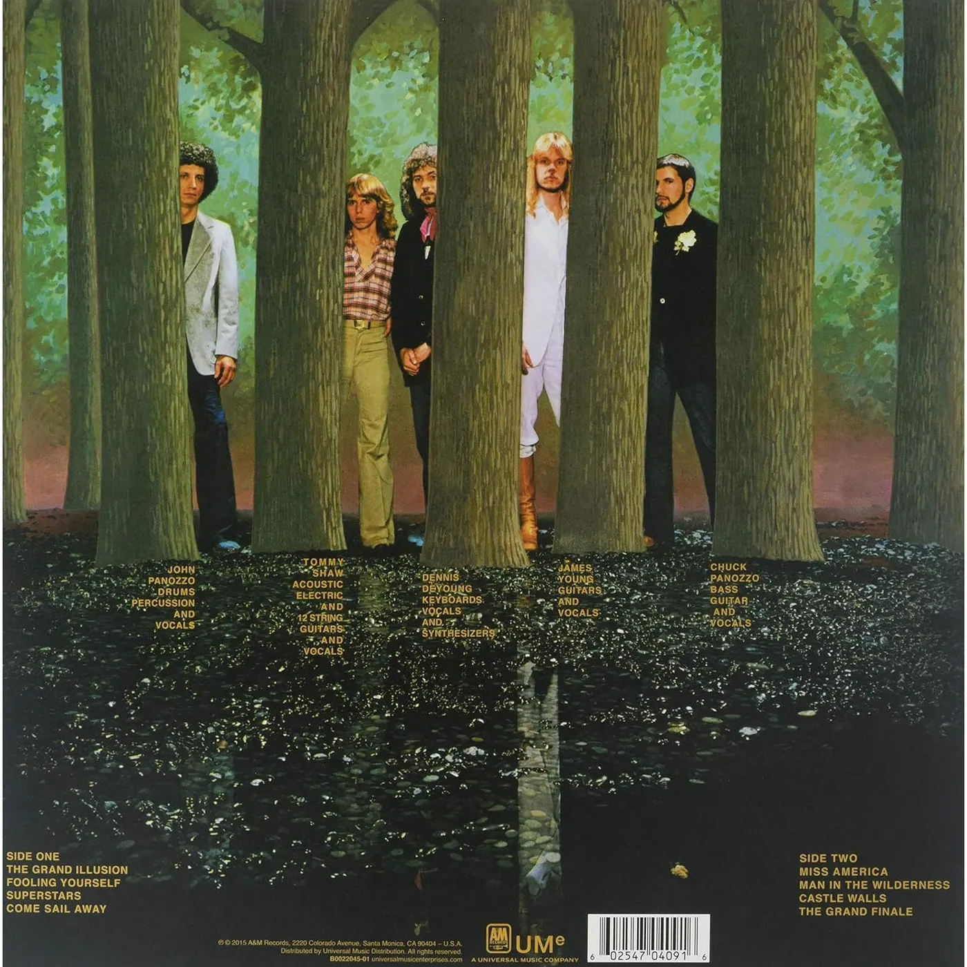 Styx GRAND ILLUSION (TRANSLUCENT GREEN VINYL) Vinyl Record