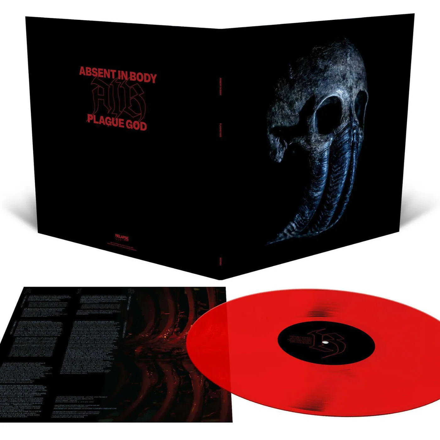 Absent in Body Plague God (Blood Red Vinyl)