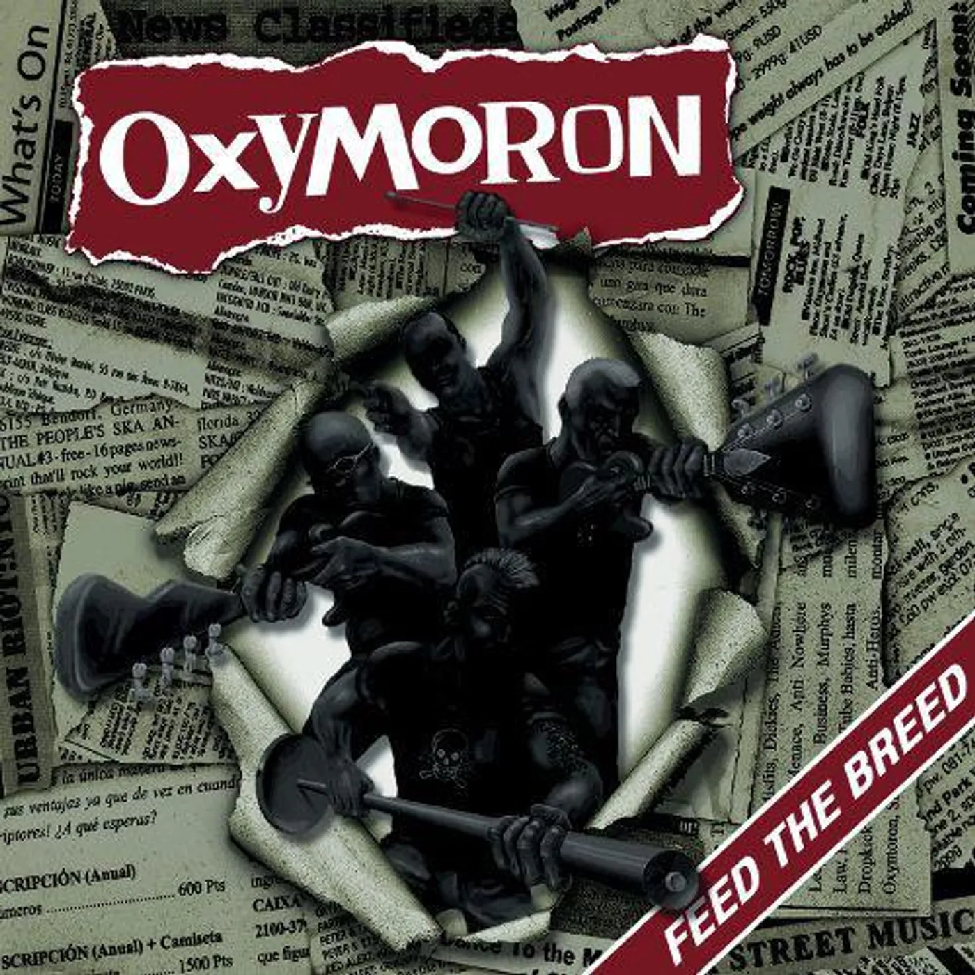 Oxymoron Feed The Breed (Green Colored) Vinyl Record