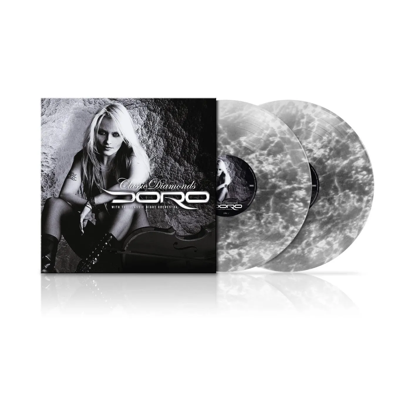 Doro Classic Diamonds (Black/White Marbled Vinyl/2LP) Vinyl Record